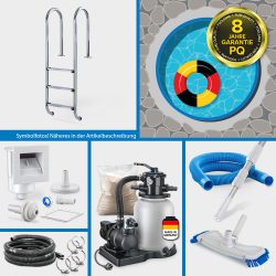 PoolSana 6 x 1,5 m komplett medence szett PoolSana 6 x 1,5 m komplett medence szett