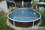 Azuro Woodstock L55 medence szett 5,5x3,7x1,2m