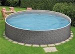Mountfield Azuro Rattan fémfalas medence 3,6 x 1,2 m