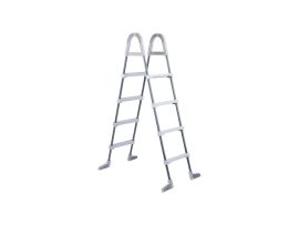 Azuro antracit szürke 4 fokos létra max 122 cm medencéhez Azuro antracit szürke 4 fokos létra max 122 cm medencéhez