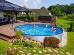 Ibiza fémfalas medence 3,6 x 1,2 m
