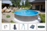 Azuro Rattan medence szett 3,6 x 1,2 m EXW