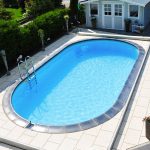 PoolSana fémfalas medence 4,9 x 3 x 1,2 m 