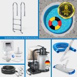 PoolSana 5 x 1,5 m komplett medence szett